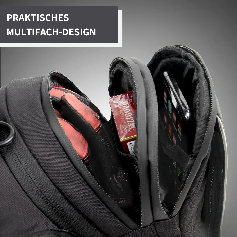 Motorrad Beintasche - praktischer Stauraum bei maximaler Bewegungsfreiheit