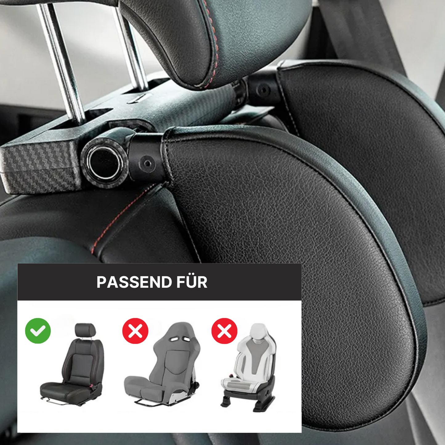 Verstellbare Nackenstütze fürs Auto - entspannt unterwegs