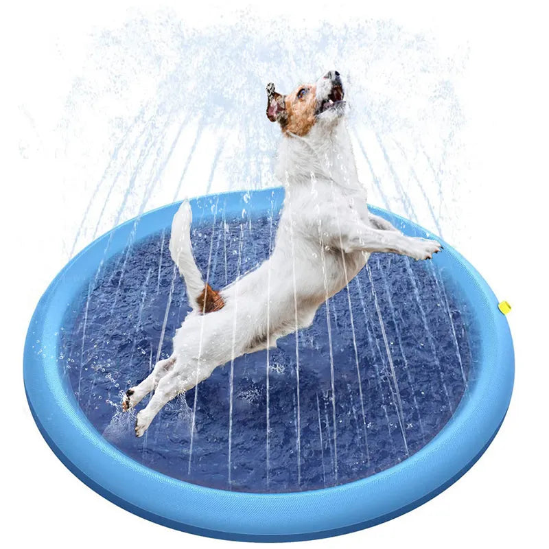 170 * 170cm aufblasbare Wassersprühmatte mit Sprinkler Funktion