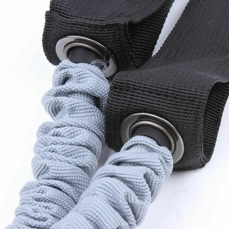 2PC Taille Bauch Abnehm Ausrüstung, Doppelräder Stretch Trainer ,Widerstand Übung Fitness mit elastischem Zugseil
