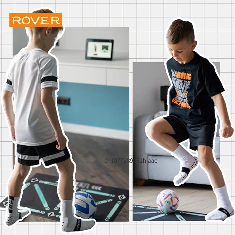 Fußball Schritt Trainingsmatte Langlebig Rutschfest Faltbar für Kinder & Erwachsene Dribble Trainingsmatte Fußballtraining für Indoor Outdoor