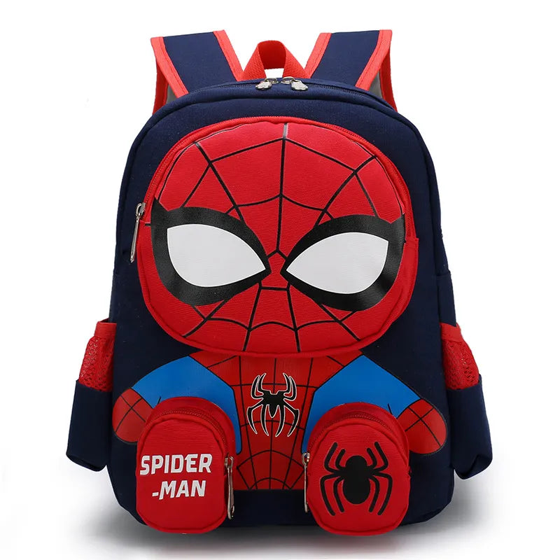 Spiderman Rucksäcke Super Helden Schüler Schultasche Cartoon 3d Stereo Kindergarten Rucksack Kinder Reisetasche Geschenk