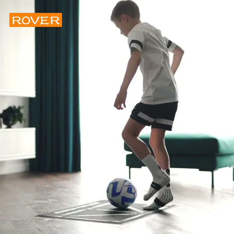 Fußball Schritt Trainingsmatte Langlebig Rutschfest Faltbar für Kinder & Erwachsene Dribble Trainingsmatte Fußballtraining für Indoor Outdoor