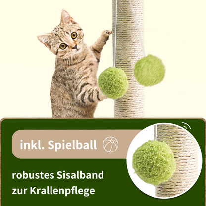 Kratzbaum im tropischen Palmendesign - Dschungelfeeling für daheim