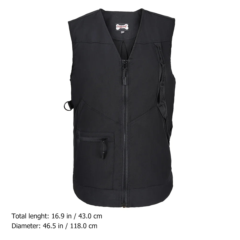 Hundeweste für Hundeführer ,Training, Trainer Haustierkleidung , Stoff Kleidung Jacke Outfit Taschen  Hunde Männer Westen Agility