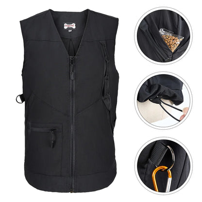 Hundeweste für Hundeführer ,Training, Trainer Haustierkleidung , Stoff Kleidung Jacke Outfit Taschen  Hunde Männer Westen Agility