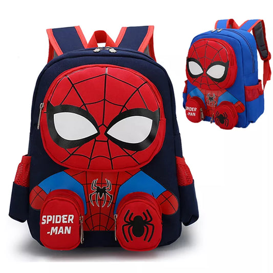 Spiderman Rucksäcke Super Helden Schüler Schultasche Cartoon 3d Stereo Kindergarten Rucksack Kinder Reisetasche Geschenk