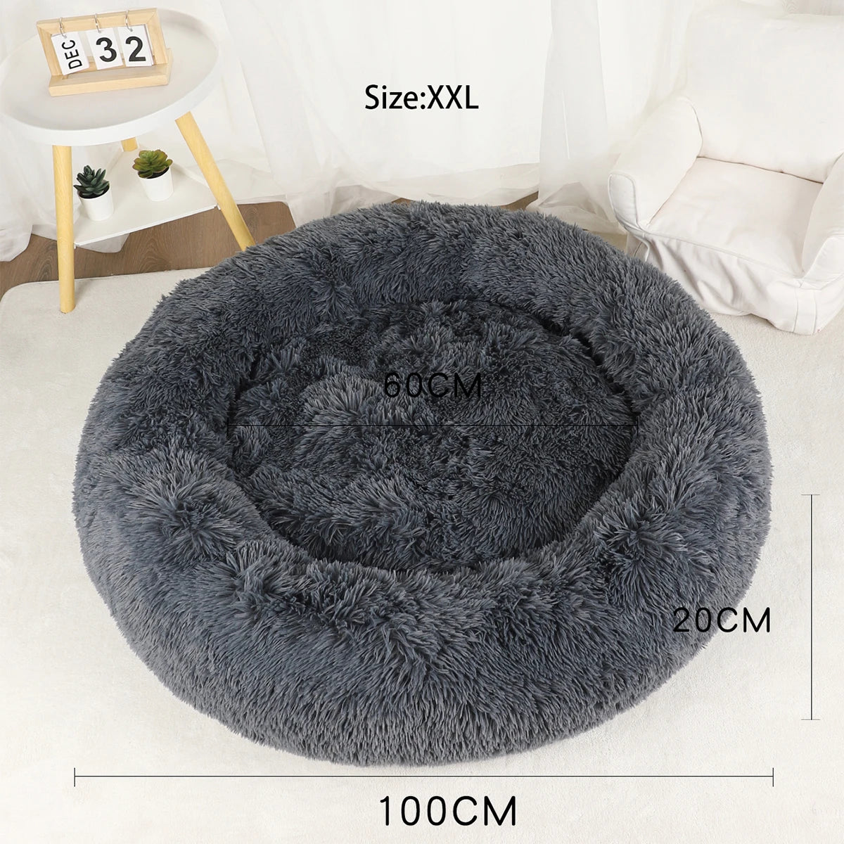Waschbares Plüsch Hundebett für groß und klein bishin zum Welpenbett/Matte